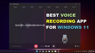 Download lagu How to Record Audio in Windows 11 | Built-in Voice Recorder for Windows 11 mp3