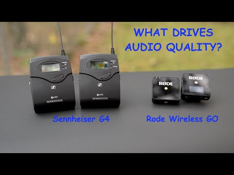 Rode Wireless GO and Sennheiser G4 Audio Comparison