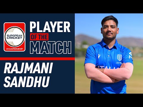 POTM R.Sandhu: Group D, Match 5 - ITA vs JSY | ECC 2024 | 12 Oct 2024 | ECC24.094