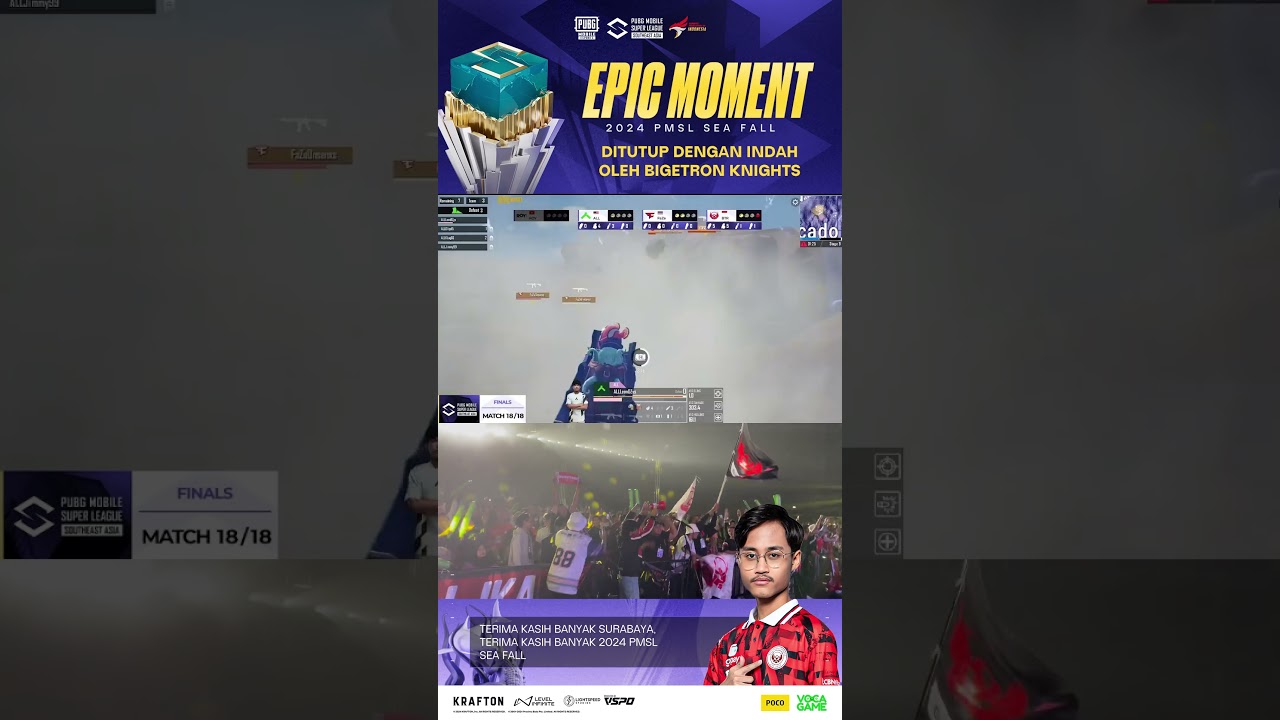 DITUTUP DENGAN INDAH OLEH BIGETRON KNIGHTS #pmsl2024seafall #dominasea5empurna