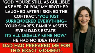 My brother stole a billion-dollar inheritance from me. But he didn't know what dad secretly left me.