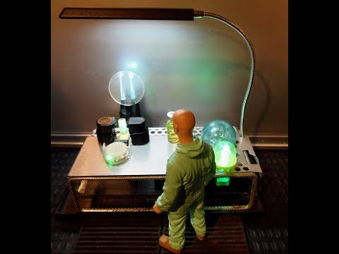 Diorama Prop: Lab Table with Light Effects