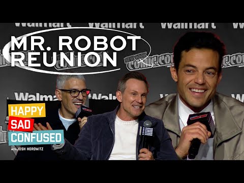 MR. ROBOT reunion: Rami Malek, Christian Slater, Sam Esmail on the show that changed their lives