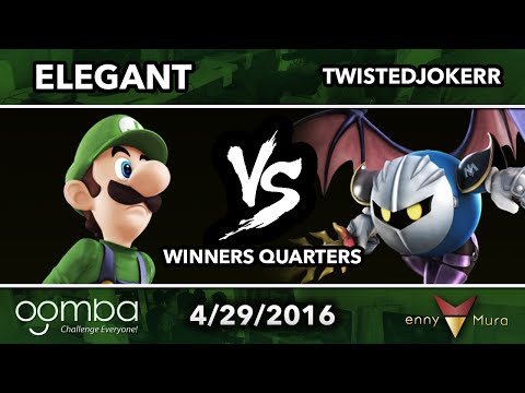 eM | Elegant (Luigi) vs HSB | Twistedjokerr (Metaknight) - Smash 4 Oomba Weekly 2.3 WQ