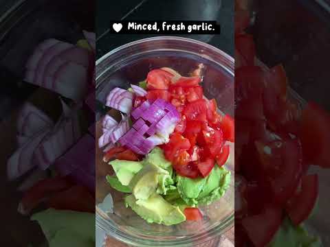 Healthy salad anyone?#Avocado#vegan#SHORTS