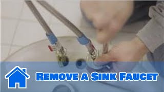 Plumbing Advice : How to Remove a Sink Faucet