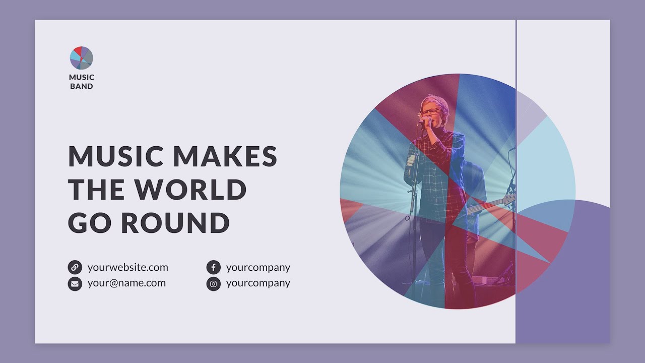 Music Band PowerPoint Presentation Template