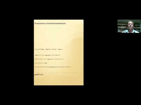 Online-Stammtisch Familienforschung, 24.08.2022 - Familienforschung im Standesamt