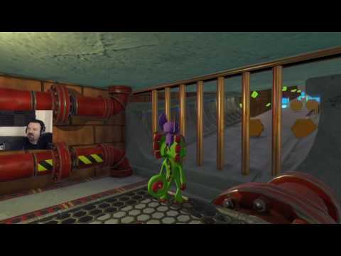 Yooka-Laylee playthrough pt59 - Wind Tunnel of Terror/Slide From HELL!