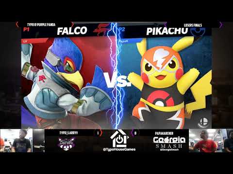 Panda Smash Mondays 6/24/19 - Typo| LarryV(Fox/Falco) VS PapaKarcher(Falcon/Pikachu) - Losers Finals