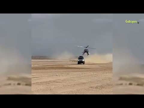 Kamion vs Helikopter