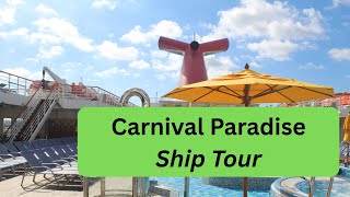 Carnival Paradise Ship Tour | See Onboard Spaces and Amenities!