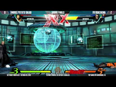 GMM Oct 2012 - UMvC3 - Singles - [MARQ] Potato Salad vs [FR] Roach King
