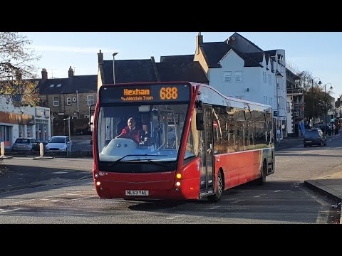 COUNTRY THRASH: Route 688 | NL63YAE/5379 - Go North East: Optare Versa V1170