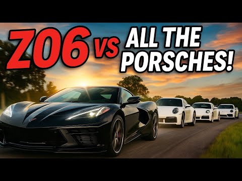 Z06 vs ALL THE PORSCHES!