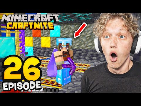 Craftnite 2: Episode 26 - UPGRADED MINE SHAFT! (infinite diamonds)
