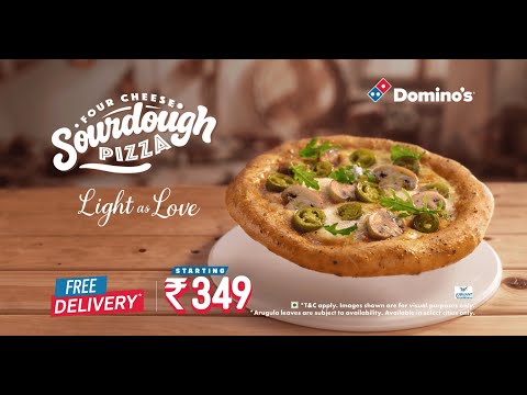 Introducing Domino's Four Cheese Sourdough Pizza | Domino's India