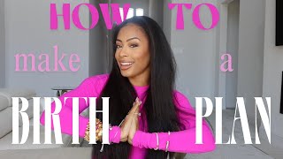How to Make a Birth Plan! (Tips, What to Do vs What NOT to Do, + FREE Template!)