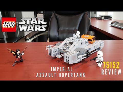 LEGO Star Wars Imperial Assault Hovertank 75152 Review! One of the Best Tanks Made...