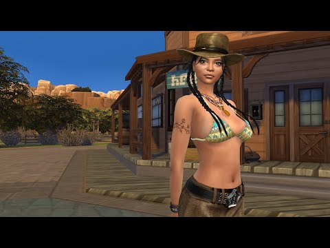 sims premium cc download native american female Nayana Morning Star by Bonita100 Game Video Preview