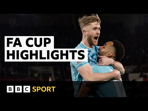 Doyle strike earns 10-man Wolves draw at Brentford | FA Cup highlights | BBC Sport