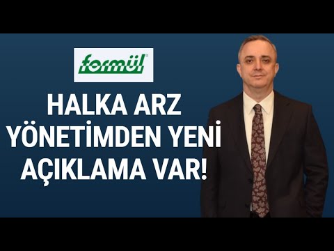 Ömer Hot, Board Member of Formula Plastic, Made a Statement #FRMPL Demand Collection Begins Tomorrow