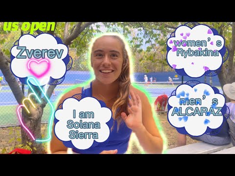 US OPEN 2022 - Player’s Interview - Solana Sierra - Tennis Player from Argentina