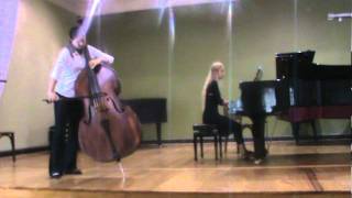 Elegia - Bottesini (Luiza Prohmann contrabaixo e Vanêssa Mota piano)
