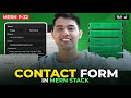 32 Working Contact Form In MERN Stack Store User Message To MongoDB Database