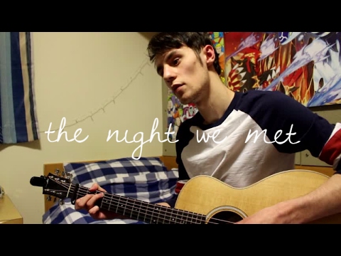 Lord Huron - The Night we Met (Acoustic Cover)