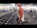 Coach Bill shows how to do front dumbbell raises shoulders