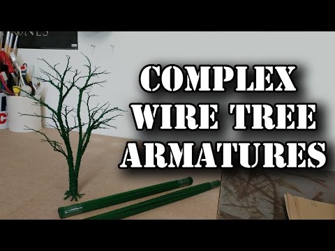 Realistic Scenic Trees - Wire Armatures (Wrap Technique)