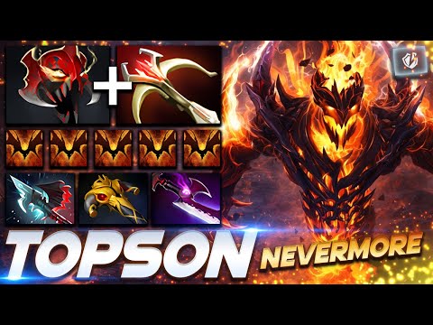 Topson Shadow Fiend Nevermore - Dota 2 Pro Gameplay [Watch & Learn]