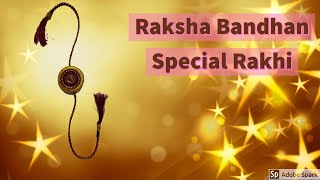 how to make a silk thread rakhi  making idea|| Raksha Bandhan special rakhi making at home