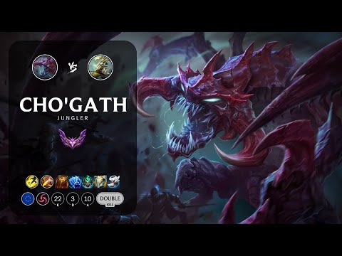 Cho'Gath Jungle vs Master Yi - EUW Master Patch 12.23