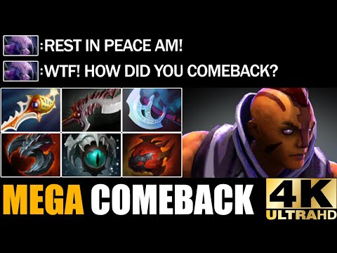 Crazy Carry Battle Anti Mage VS Faceless Void Epic Mega Creeps Comeback Dota 2 Pro Rank Gameplay