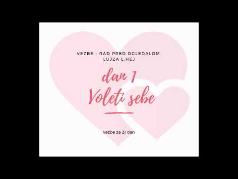 Vezbe rad pred ogledalom  Lujza Hej - 1 dan voleti sebe