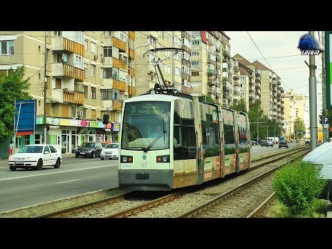Tramvaie Siemens ULF & Tatra T4D+B4D Tram/Straßenbahn in Oradea - 02 June 2017