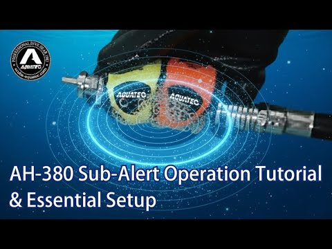 【 Scuba-Aquatec Diving Gear Guide】 AH-380 Sub-Alert Operation Tutorial & Essential Setup