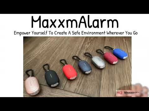 MaxxmAlarm 130dB Personal Alarm Panic Button + LED Light
