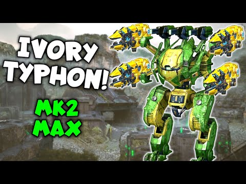 IVORY TYPHON Electrifying The Enemy - TYPHON IVORY SCOURGE | War Robots MK2 Gameplay WR