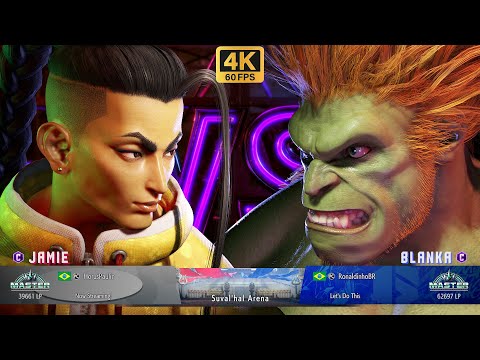 SF6 🔥 HorusPaulin (JAMIE) VS RonaldinhoBR (BLANKA) 🔥 4K ACTION 🔥 STREET FIGHTER 6