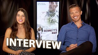 Bennett's War (2019) Michael Roark and Allison Paige Interview | Trace Adkins Movie HD video