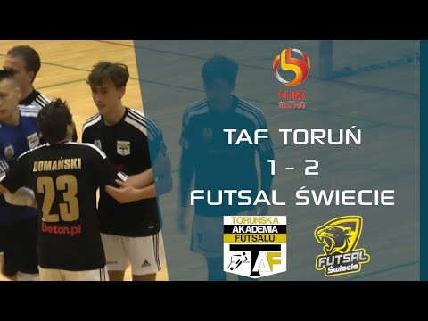 TAF Toruń 1 - 2 Futsal Świecie | 1 Polska Liga Futsalu | Skrót