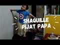 Shaquille Pijat Papa Sambil Belajar Keseimbangan