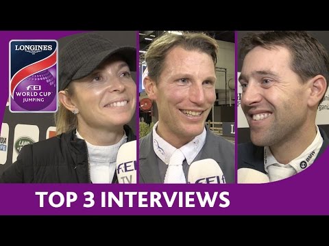 Interviews – Top 3 – Bordeaux – Longines FEI World Cup™ Jumping 2015/16