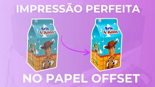 COMO TER UMA IMPRESSÃO VIVA NO OFFSET | CONFIGURAÇÃO PARA PAPEL OFFSET
