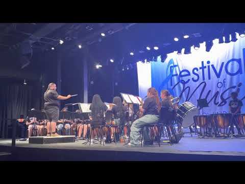 Scotland High School Concert Band Performing at Carowinds the Festival of Music- Portrait of a Clown