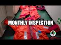 IMMERSION SUIT Monthly Inspection Onboard