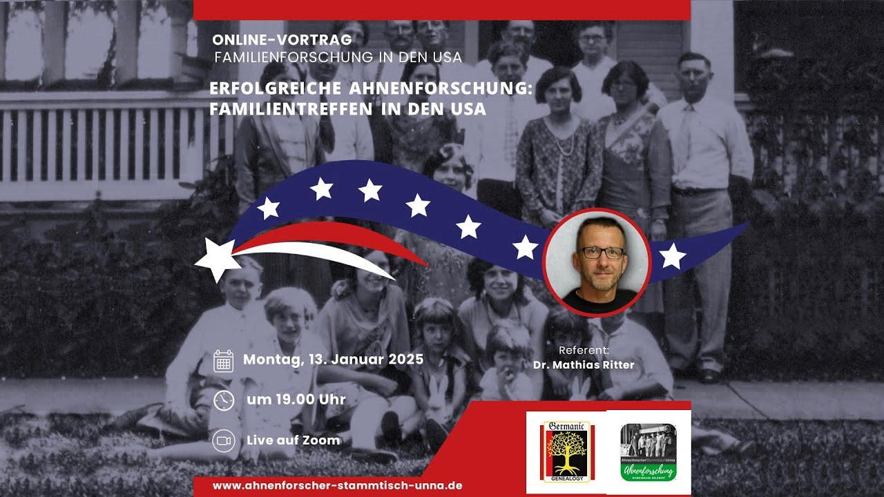 Ahnenforschung / Familientreffen in den USA
